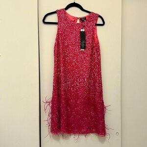 Parker NWT pink sparkly rhinestone dress formal party Barbie size 4 small